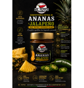 Confettura Extra di Ananas e Jalapeno 170g